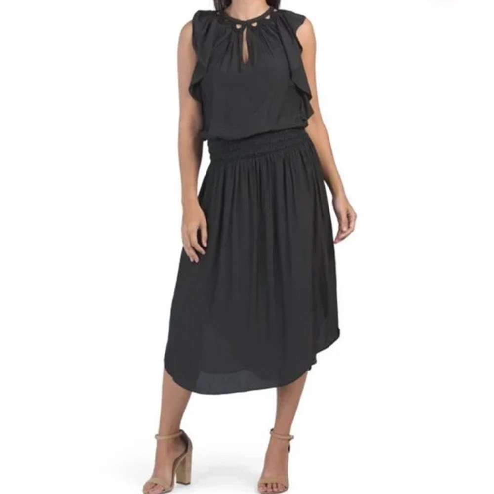 Ramy Brook Black Embellished Dress